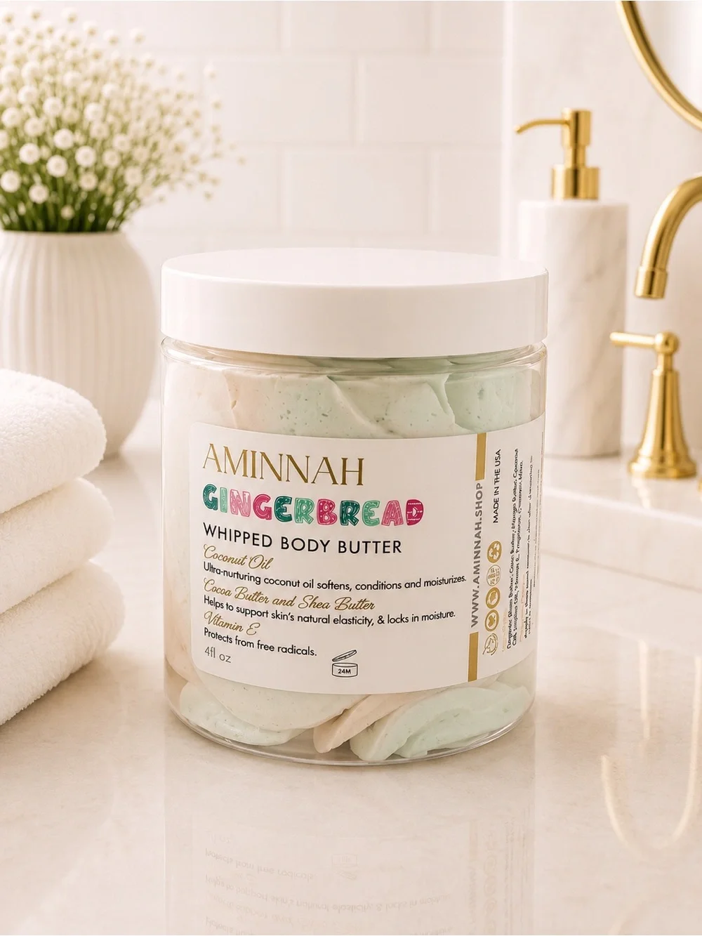 Aminnah Gingerbread Whipped Body Butter